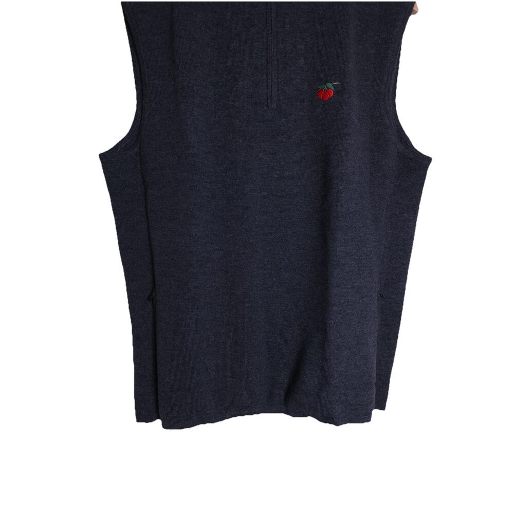G/Fore Men’s Merino Wool Tech Lined Dunes Tailored Fit Vest Charcoal Gray Size L - Picture 7 of 13